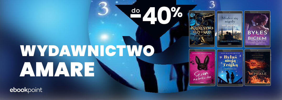 Grafika promocji - Wydawnictwo AMARE do -40%